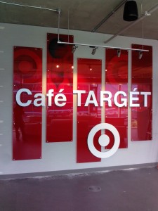 branded interior retail displays for Target
