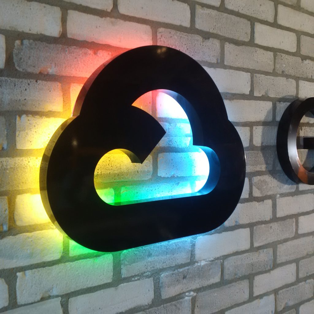 custom illuminated signs for google