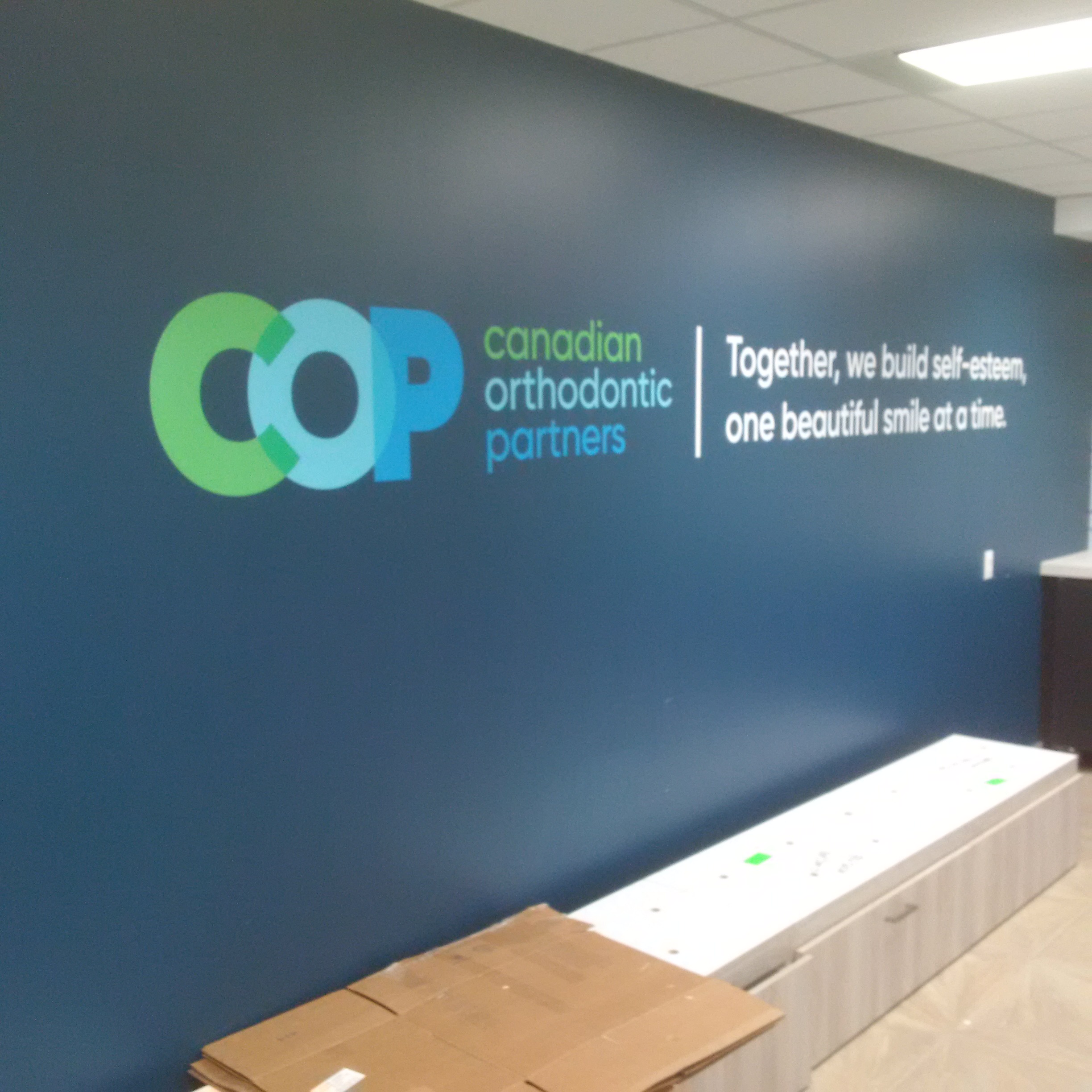 Canadian Orthodontic Partners custom wall mural